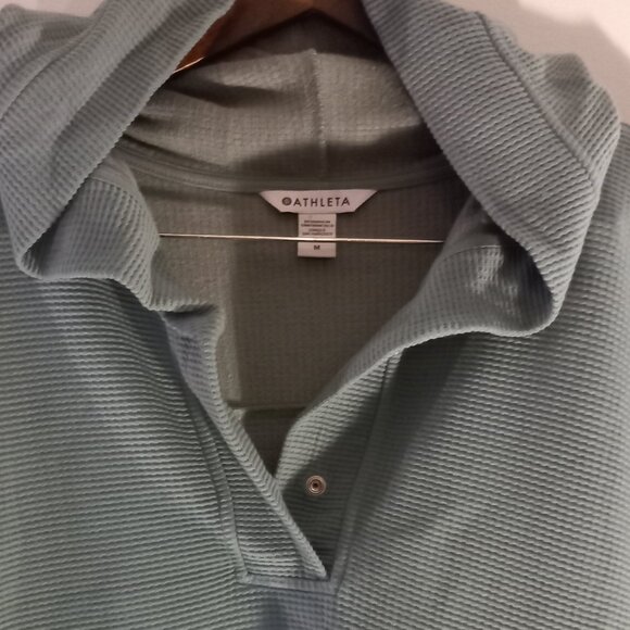 ATHLETA long oversized blue-grey hoodie - Picture 10 of 15